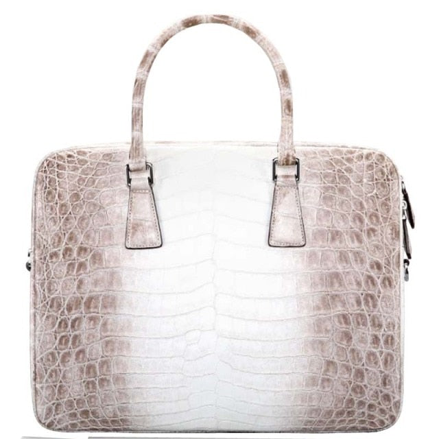 Cestbeau new Nile crocodile belly  crocodile leather handbag for man men bag crocodile leather men bag