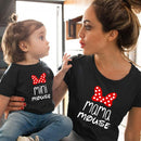 Camisetas familiares, ropa de moda para mamá y yo, ropa a juego para la familia MAMA y MIMI, camisetas de algodón, ropa para madres y niñas, camisetas
