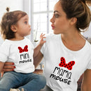 Camisetas familiares, ropa de moda para mamá y yo, ropa a juego para la familia MAMA y MIMI, camisetas de algodón, ropa para madres y niñas, camisetas