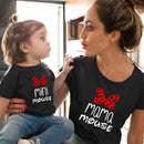 Camisetas familiares, ropa de moda para mamá y yo, ropa a juego para la familia MAMA y MIMI, camisetas de algodón, ropa para madres y niñas, camisetas