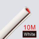 The Doorline Shield | U-Type Rubber Car Door Edge Protection Trim (5m, Red/Blue)