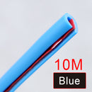 The Doorline Shield | U-Type Rubber Car Door Edge Protection Trim (5m, Red/Blue)