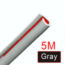 The Doorline Shield | U-Type Rubber Car Door Edge Protection Trim (5m, Red/Blue)