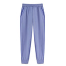 Aachoae 2020 Women Unisex Couple Fleece 100% Cotton Suits 2 Pieces Sets Casual Tracksuit Hoodies Sweatshirt Pants Plus Size