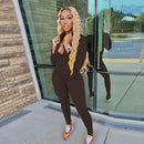 Conjunto de dos piezas Chándal Mujer Ropa de festival Otoño Invierno Top + Pantalón Trajes de chándal Neón Trajes de 2 piezas Conjuntos a juego Tallas grandes