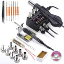 750W SMD Rework Soldering Station 2 in 1 hot air soldering iron LCD Digital display welding station for BGA PCB IC Repair 8898