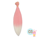 Cataleya Doll Bjd DIY High Temperature Fiber 1 Pcs 15cm * 100cm And 25*100cm Wig Gradually Color Hair Weaving
