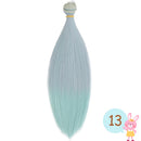 Cataleya Doll Bjd DIY High Temperature Fiber 1 Pcs 15cm * 100cm And 25*100cm Wig Gradually Color Hair Weaving