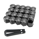 17mm 20 Pieces Car Wheel Nut Caps Protection Covers Caps Anti-Rust Auto Hub Screw Cover Car Tyre Nut Bolt Exterior Decoration