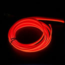 EL Wire Car Interior Atmosphere Ambient Light Tube LED Strip Flexible Neon Lamp Glow String Light For Car Decoration Car Styling