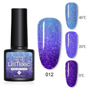 LEMOOC 8.0ml UV Gel Nail Polish Thermal Glitter Gel Polish Color-changing Gel Varnish Nail Art Gel varnish