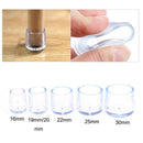 4 Uds. De goma para muebles, alfombrilla para mesa y silla, tapa protectora antiarañazos de silicona, virola para mesa, tapa para pies y piernas, Protector de suelo, herramientas para el hogar