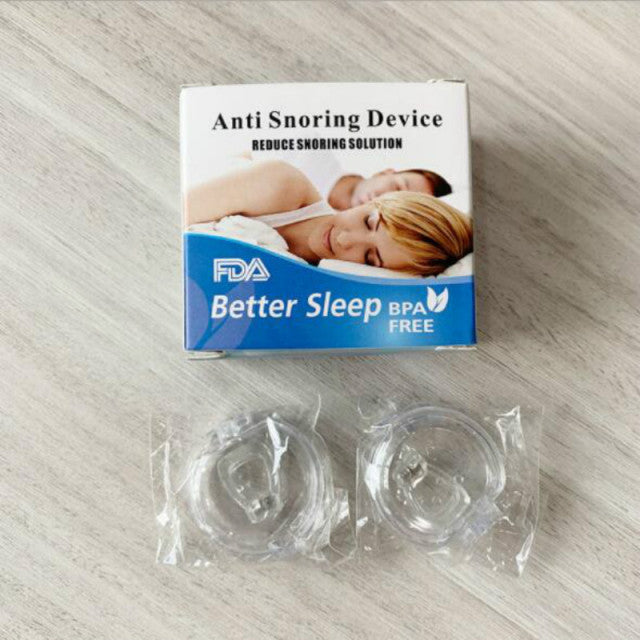 Clip de silicona para la nariz, tapón magnético antironquidos, dispositivo de ayuda para dormir silencioso, protector de noche, dispositivo antironquidos para el cuidado de la salud, 1 ud.
