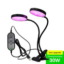 Full Spectrum Phytolamps DC5V USB LED Grow Light with Timer 15W 30W 45W 60W Desktop Clip Phyto Lamps for Plants Flowers Grow Box