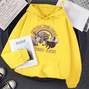 Support Your Local Street Cats Print Women Hoodie Cartoons Crewneck Clothes Vintage Loose Sweatshirt Street Hip Hop Hoody Womens