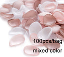 100 pieces /bag Artificial Silk Rose Petals Satin Petals Silk For Weddings Silk Handmade Soft Satin Rose Petals