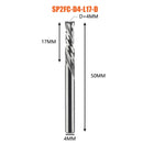 Kompressionsfräser Holzbearbeitung UNTEN Schneiden Sie zwei Flöten Spiralhartmetallfräser CNC-Fräser Holzschaftfräser Bits
