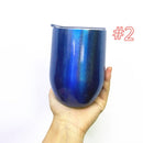 rainbow Egg Beer Cup 9oz Wine Cup Stainless Steel Vacuum Coffee Tumbler Mug Termos Tumbler Thermos