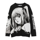 Gestrickte Harajuku Winterkleidung Frauen 2020 Übergroße Pullover Langarm Top Gothic Mode Japanisch Kawaii Cartoon Streetwear