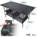 Outdoor Klapptisch Aluminiumlegierung Camping Reise Wandertisch BBQ Picknick Party Schreibtisch Garten Klapptische Schreibtisch
