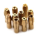 10Pcs Mini Drill Chucks Adapter 0.5mm-3.2mm Dremel Mini Drill Chucks Chuck Adapter Micro Collet Brass For Power Rotary Tool