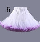 2018 Hot Sale Colorful Tulle Girls Petticoat Underskirt Lolita Faldas Tulle Skirt  EE807