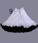 2018 Hot Sale Colorful Tulle Girls Petticoat Underskirt Lolita Faldas Tulle Skirt  EE807