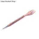 Mace/Retro/Twist Shape Aluminum Smoking Set Hookah Sheesha Fork Chicha Narguile Cachimba Nargile Accessories Drop Shipping
