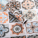 Self-adhesive floor wallpaper bathroom waterproof stickers 3d wallpaper floor tiles bedroom kitchen floor non-slip wall stickers