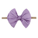 New Baby Girls Elastic Bow Headband Fashion Hair Bows Knot Nylon Hair Bands Newborn Toddler Kids Headwear Hair Accessories