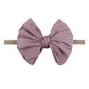 New Baby Girls Elastic Bow Headband Fashion Hair Bows Knot Nylon Hair Bands Newborn Toddler Kids Headwear Hair Accessories