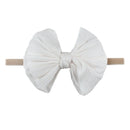New Baby Girls Elastic Bow Headband Fashion Hair Bows Knot Nylon Hair Bands Newborn Toddler Kids Headwear Hair Accessories