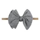 New Baby Girls Elastic Bow Headband Fashion Hair Bows Knot Nylon Hair Bands Newborn Toddler Kids Headwear Hair Accessories