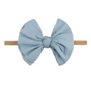 New Baby Girls Elastic Bow Headband Fashion Hair Bows Knot Nylon Hair Bands Newborn Toddler Kids Headwear Hair Accessories
