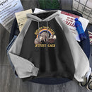 Support Your Local Street Cats Print Women Hoodie Cartoons Crewneck Clothes Vintage Loose Sweatshirt Street Hip Hop Hoody Womens