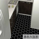 Self-adhesive floor wallpaper bathroom waterproof stickers 3d wallpaper floor tiles bedroom kitchen floor non-slip wall stickers