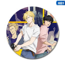 New Manga Anime BANANA FISH Okumura Eiji Cosplay Badge Brooch Pins Cartoon Collection Badges For Backpacks