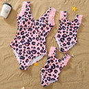 Fashion Mommy And Me Clothes Family Swimwear For Mother Daughter Swimsuit Matching Bikini Women Girls Clothes