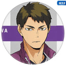 ¡¡Anime Haikyuu!! Broche Metal Voleibol Niño Insignia Cosplay Mochila Ropa Accesorios