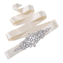 TOPQUEEN S01, cinturones de boda de lujo con diamantes de imitación plateados, fajas para vestido, accesorios femeninos, cinturón de lentejuelas para vestido de dama de honor