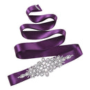 TOPQUEEN S01, cinturones de boda de lujo con diamantes de imitación plateados, fajas para vestido, accesorios femeninos, cinturón de lentejuelas para vestido de dama de honor