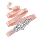 TOPQUEEN S01, cinturones de boda de lujo con diamantes de imitación plateados, fajas para vestido, accesorios femeninos, cinturón de lentejuelas para vestido de dama de honor