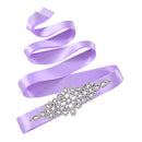 TOPQUEEN S01, cinturones de boda de lujo con diamantes de imitación plateados, fajas para vestido, accesorios femeninos, cinturón de lentejuelas para vestido de dama de honor