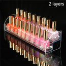 2/3/4/5/6/7 layers Nail Polish Display Stand Clear Cosmetic Varnish Display Rack Holder Essential Oil Bottle Organizer Storage