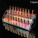 2/3/4/5/6/7 layers Nail Polish Display Stand Clear Cosmetic Varnish Display Rack Holder Essential Oil Bottle Organizer Storage