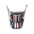 Hamaca portátil silla colgante cuerda silla columpio asiento con 2 almohadas para jardín interior exterior hamaca de moda columpios