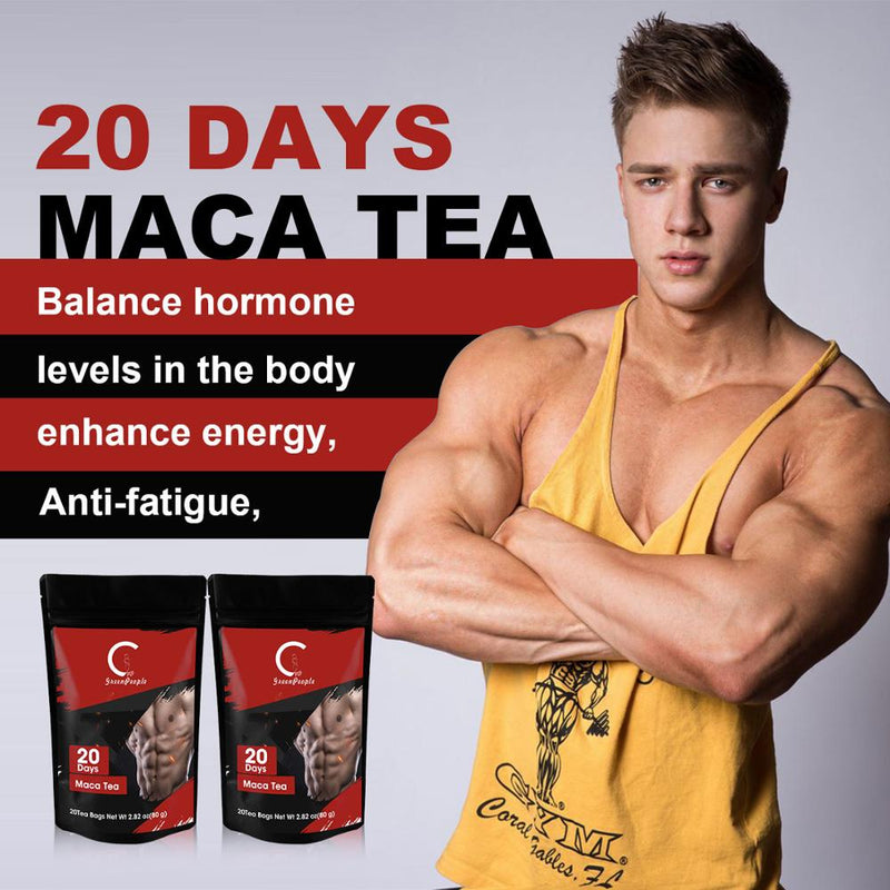 GPGP Herbal Maca tea Tonifying Kidney Tea Improving Male sexual function Fatique Relieve Renew Spirits Energy Tonic Drink