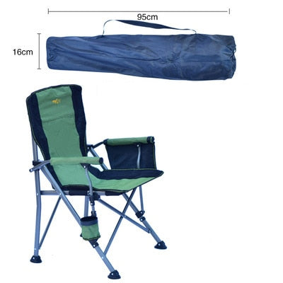 Tragbarer Outdoor-Camping-Strandstuhl Leicht faltbar Wandern Backpacking Camping Outdoor BBQ Picknicksitz Angelwerkzeuge Ch