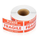 100/200PCS Fragile Stickers Please Handle with Care Thank You Warning Labels For Goods Decoration