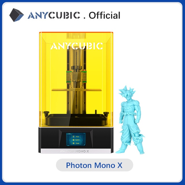 ANYCUBIC Photon Mono X Impresora 3D 8.9 pulgadas 4K Monocromo LCD Impresoras de resina UV Impresión 3D Control de aplicación de alta velocidad SLA Impresora 3D